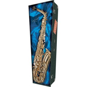 Jazz Expression (Saxophone) - Personalised Picture Coffin with Customised Design.